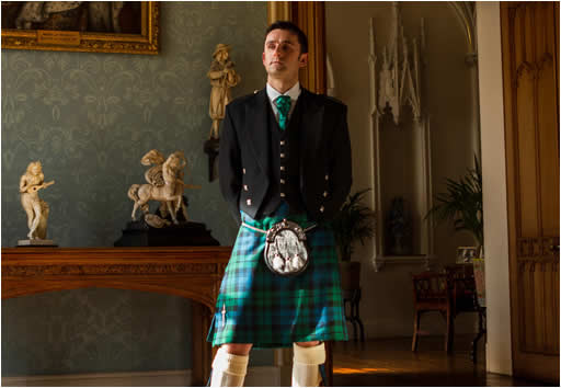Kilt being modelled